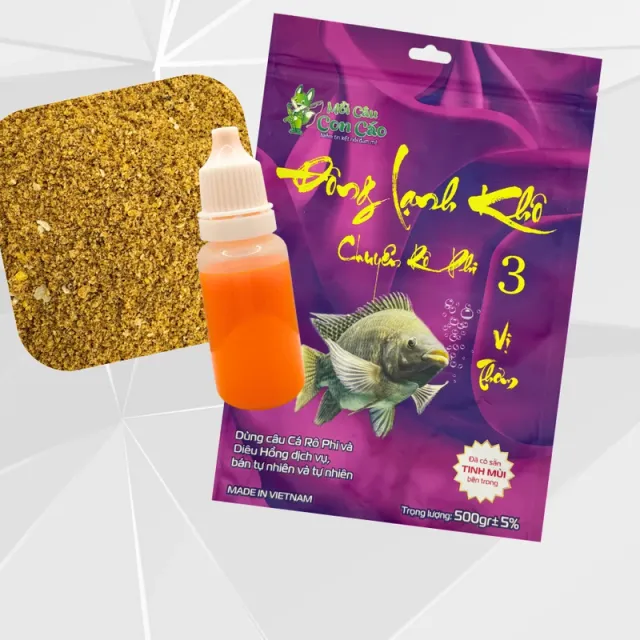 Đông Lạnh Khô Chuyên Rô Phi Số 3- chuyên dùng câu cá rô phi